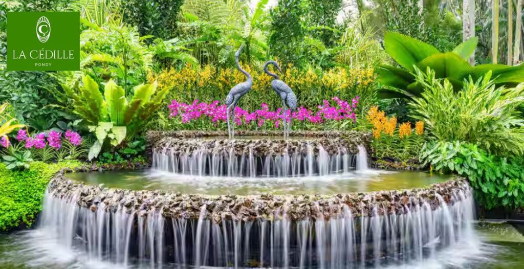 Garden Layout & Attractions Inside | La Cedille Pondicherry